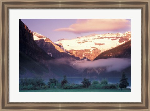 Framed Lake Louise Morning, Banff National Park, Alberta, Canada Print
