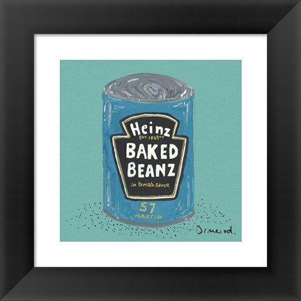 Framed Baked Beans Print