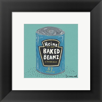 Framed Baked Beans Print