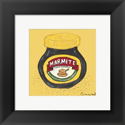 Framed Marmite Print