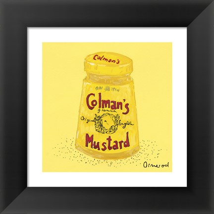 Framed Mustard Pot Print