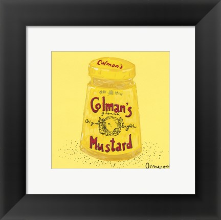 Framed Mustard Pot Print