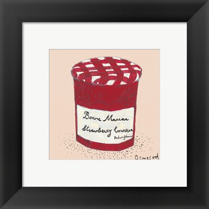 Framed Strawberry Conserve Print