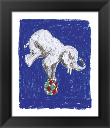 Framed Elephant Balance Print