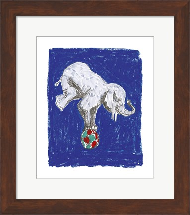 Framed Elephant Balance Print