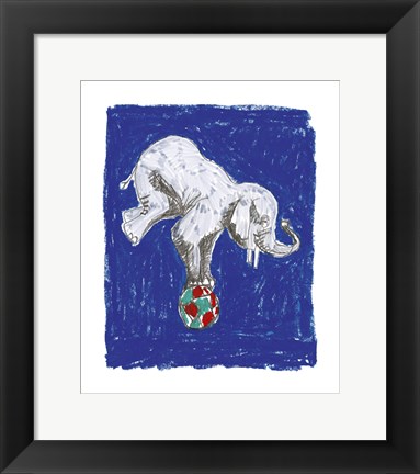 Framed Elephant Balance Print