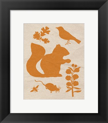 Framed Woodland Creatures II Print