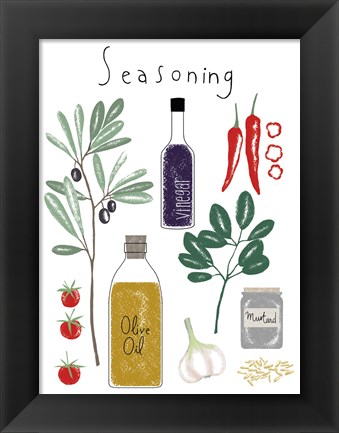 Framed Seasoning Print