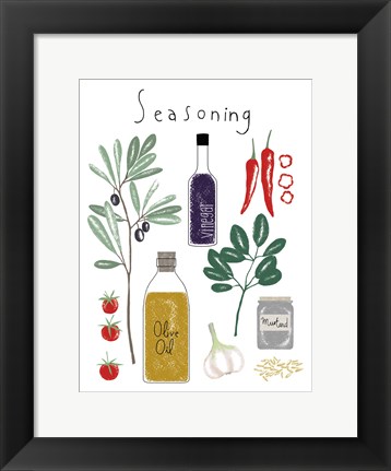 Framed Seasoning Print