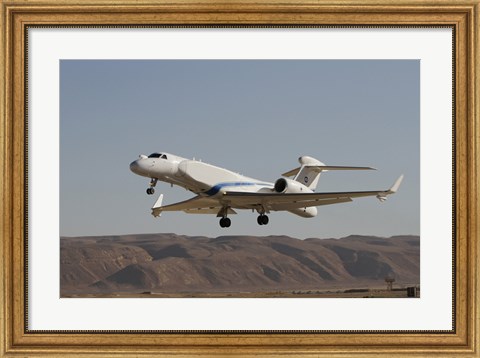 Framed Gulfstream Nachshon-Eitam of the Israeli Air Force taking off Print