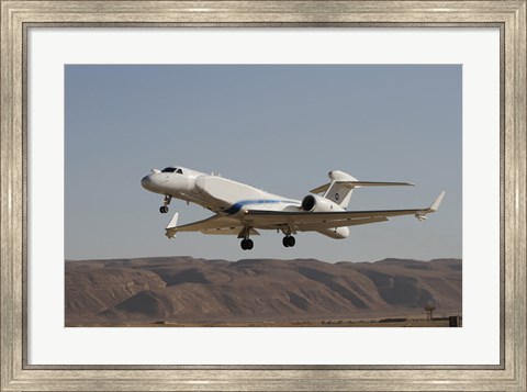 Framed Gulfstream Nachshon-Eitam of the Israeli Air Force taking off Print