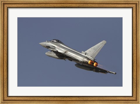 Framed Eurofighter Typhoon of the italian air force Print