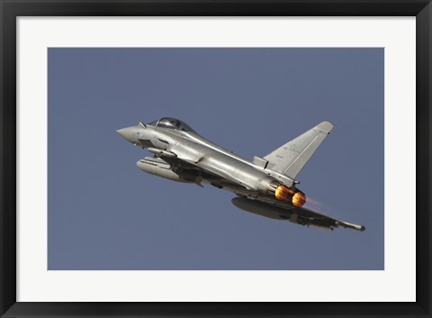 Framed Eurofighter Typhoon of the italian air force Print