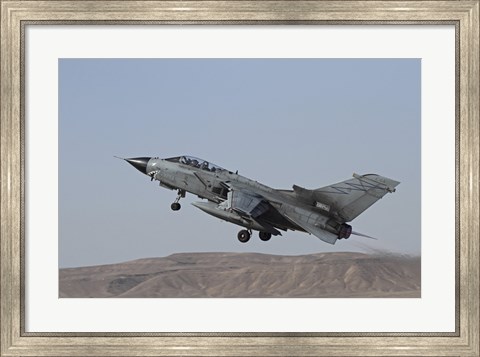 Framed Panavia Tornado of the Italian Air Force taking off Print