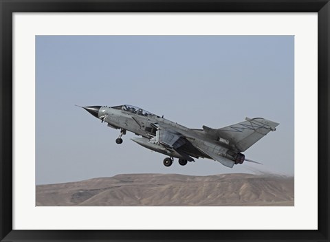 Framed Panavia Tornado of the Italian Air Force taking off Print