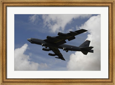 Framed B-52 Stratofortress heavy bomber of the US Air Force Print