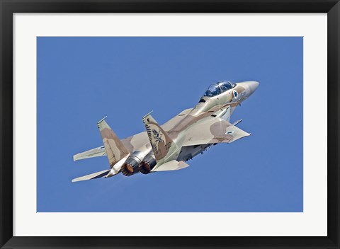 Framed F-15I Ra&#39;am of the Israeli Air Force Print