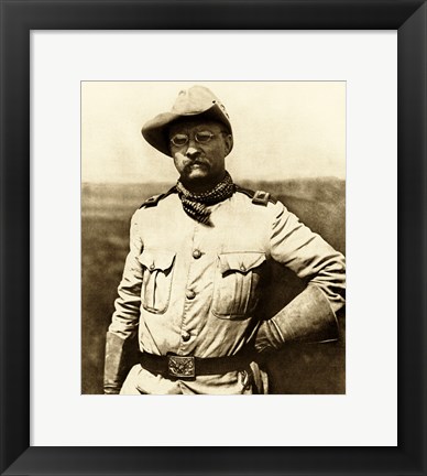 Framed Colonel Theodore Roosevelt Print