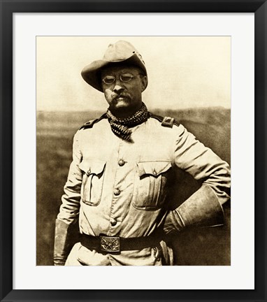 Framed Colonel Theodore Roosevelt Print