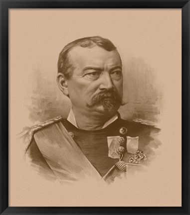 Framed General Philip Sheridan (Vintage Civil War) Print