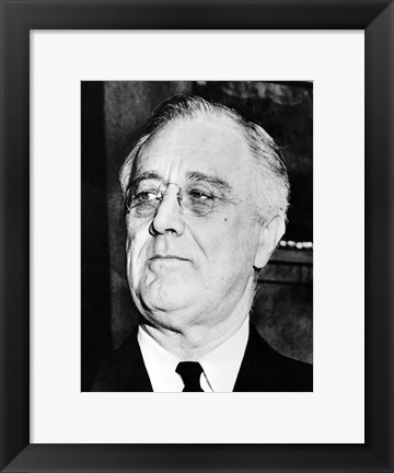 Framed President Franklin Delano Roosevelt Print