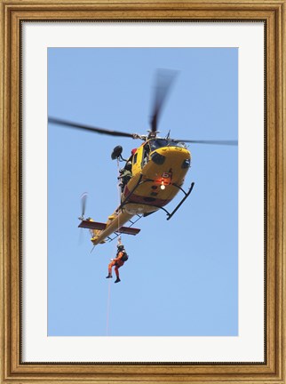 Framed CH-146 Griffon Helicopter of the Canadian Air Force Print