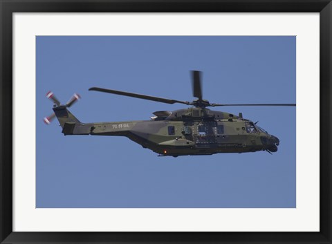 Framed NH90 Helicopter of the German Air Force Print