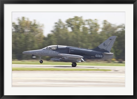 Framed Czech Air Force Aero L-159 ALCA taking off Print