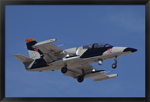 Framed L-39ZA Albatros Used as a Threat Simulation Aircraft with a FLIR Turret Print