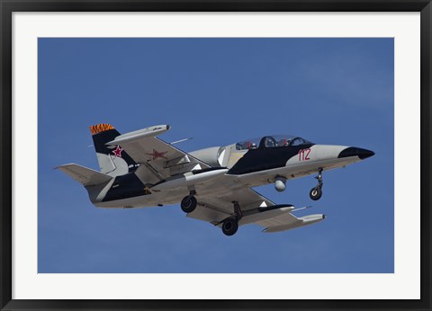 Framed L-39ZA Albatros Used as a Threat Simulation Aircraft with a FLIR Turret Print