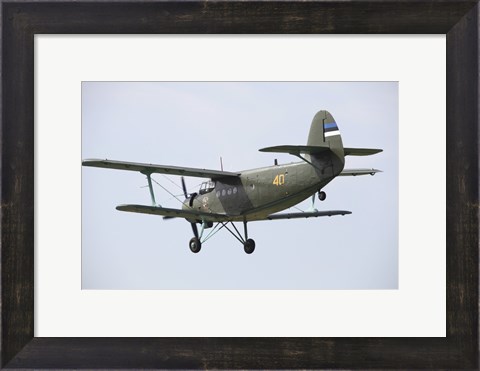 Framed Antonov An-2 of the Estonian Air Force Print