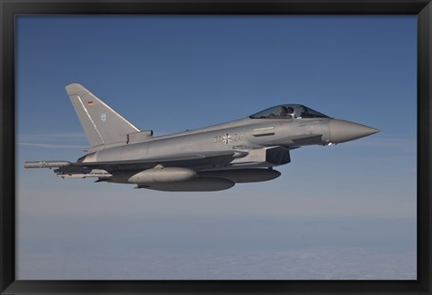 Framed Eurofighter Typhoon of the German Air Force Print