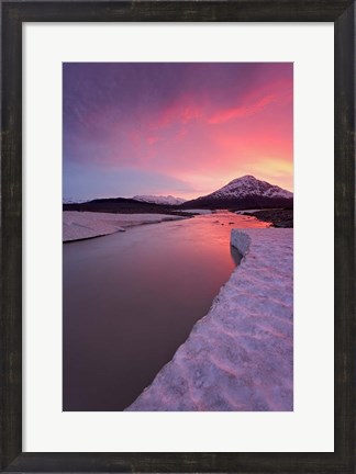 Framed British Columbia, Alsek River Valley, Alsek River Print