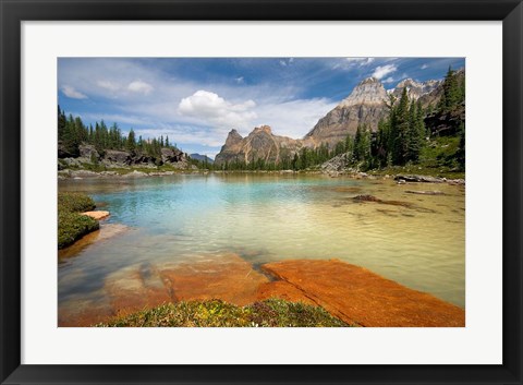 Framed British Columbia, Yoho NP, Opabin Terrace Pools Print