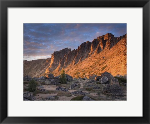 Framed British Columbia, Mt Grimface, Cathedral Park Print