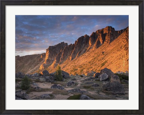 Framed British Columbia, Mt Grimface, Cathedral Park Print