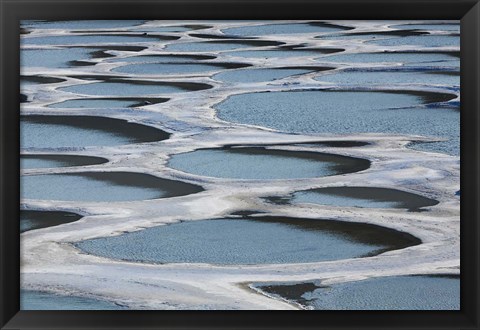 Framed Spotted Lake, Osoyoos, British Columbia, Canada Print