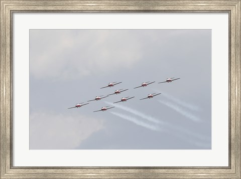 Framed Snowbirds 431 Royal Canadian Air Force Print