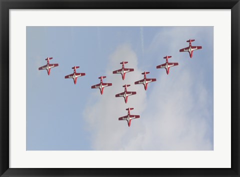 Framed Snowbirds 431 Air Demonstration Print