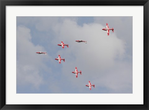 Framed Snowbirds of the Royal Canadian Air Force Print