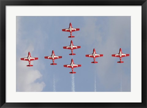 Framed Snowbirds 431 Air Squadron of the Canadian Air Force Print