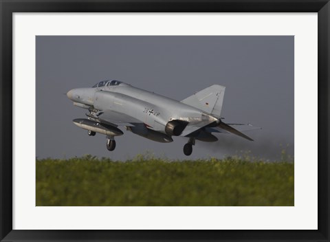 Framed German F-4F Phantom, Florennes Airfield, Belgium Print