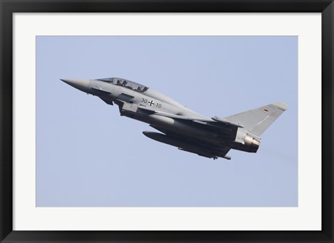 Framed Eurofighter Typhoon of the German Air Force Print