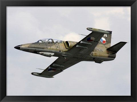 Framed Aero L-39ZA Albatros Trainer Aircraft of the Czech Air Force Print