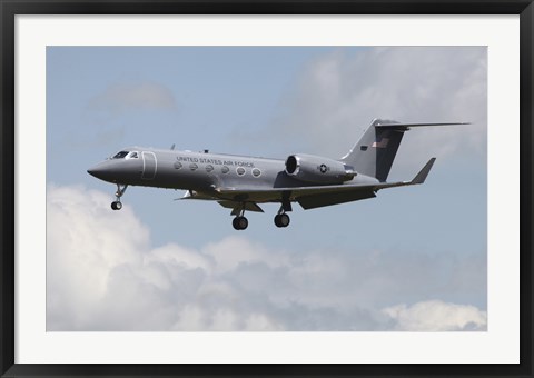 Framed Gulfstream C-20H Executive Transport Plane of the US Air Force Print