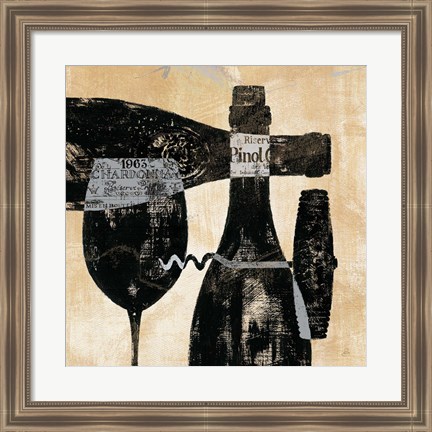 Framed Wine Selection I Print