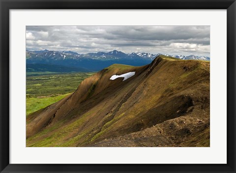 Framed Klappan Mountain, Sacred Headwaters, British Columbia Print