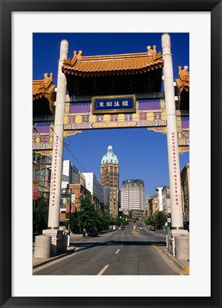 Framed Chinatown, Vancouver, British Columbia, Canada Print