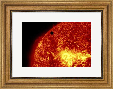 Framed 2012 Transit of Venus and the Sun Print