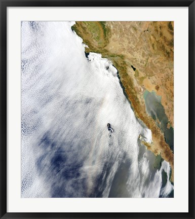 Framed Glory is Seen above a Layer of Stratocumulus Clouds over the Pacific Ocean Print